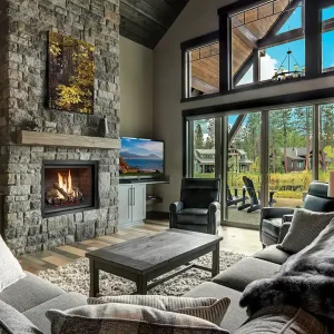 864 TV Clean Face Gas Fireplace for Seamless Interiors