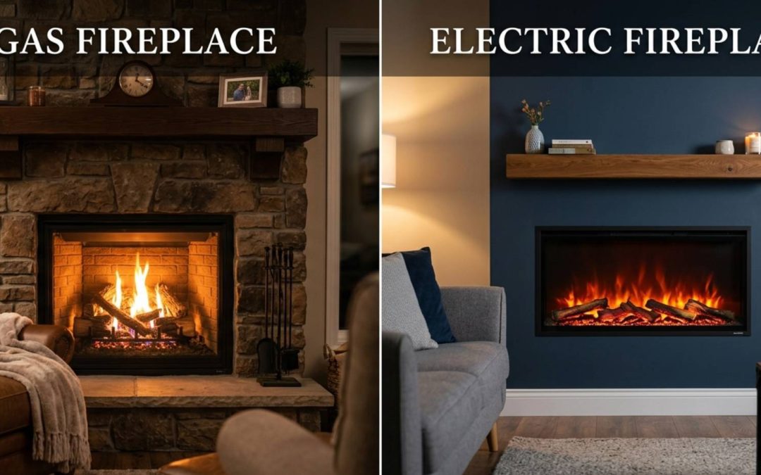 Electric vs Gas Fireplaces: Cost, Efficiency & Aesthetic Comparison