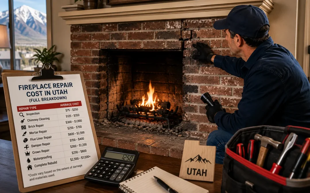 Fireplace Repair Cost in Utah (Full Breakdown)